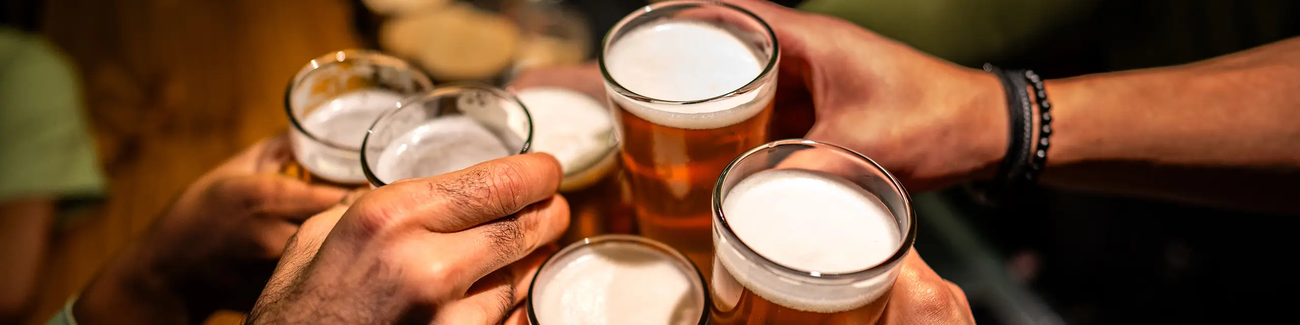 glasses of beer